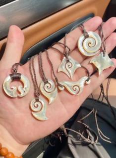 海洋主题贝雕作品
