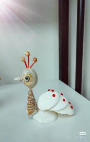 海洋主题贝雕作品